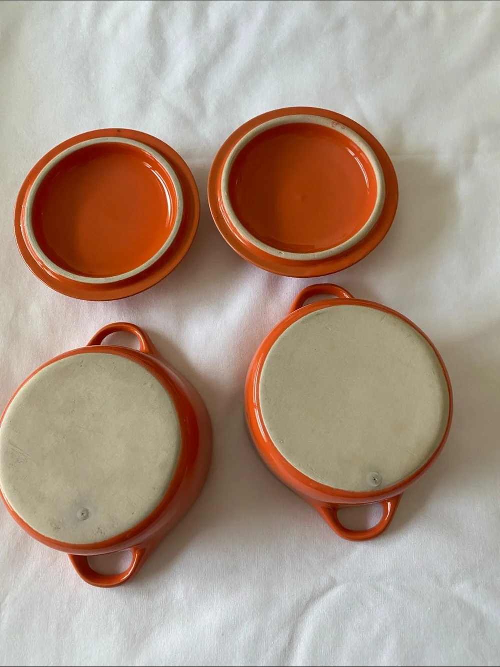Orange Mini Cocotte Baking Dish Set - Unbranded